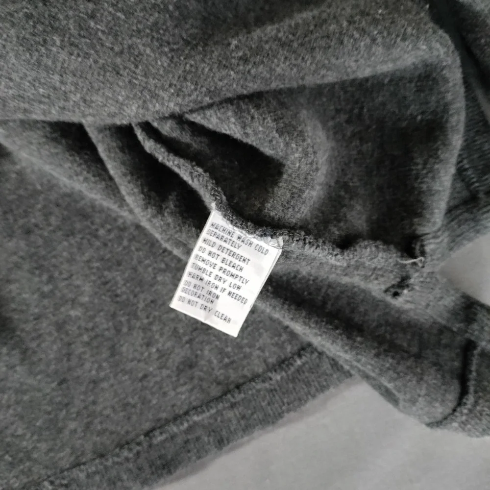 Polo Ralph Lauren Gray Mock Neck 1/4 Zip Pullover‎ Long Sleeve Y2K Sweater Men L